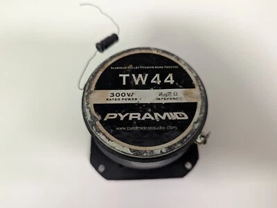 Pyramid Die-Cast Aluminum Titainium Bullet Tweeter Model TW44, Tested, Works - Image 1 of 4
