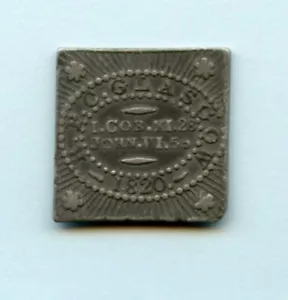 R.P.C. GLASGOW CHURCH SCOTTISH CHURCH COMMUNION TOKEN 1820 - Picture 1 of 2
