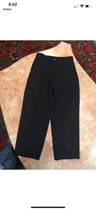 Boy's Black Pinstriped BAK DRESS PANTS SIZE 10 - Picture 1 of 7