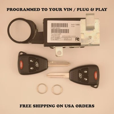 2005-2007 Jeep Liberty Immobilizer 56053020AE VIN Programmed Plug & Play - Image 1 of 4