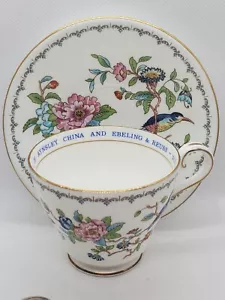 Aynsley Pembroke Footed Teacup and Saucer; November 1988 - Picture 1 of 20