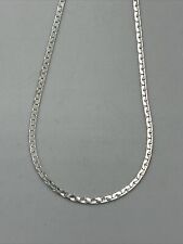 Vtg Sterling Silver 925 Chain Necklace 17"