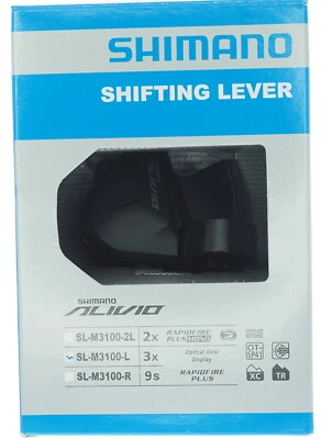 Shimano Alivio SL-M3100-L Left Shift Lever 3 Speed, RapidFire Plus, NIB - Image 1 of 2