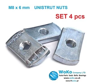 Tuercas sin instrucción, canal liso chapado en zinc M8 LISO M8X6MM BZP CNP M8 - Imagen 1 de 7