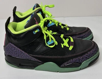 Nike Air Jordan Son Of Mars Bel-Air Negro Púrpura Talla 11 Foto 1 de 4