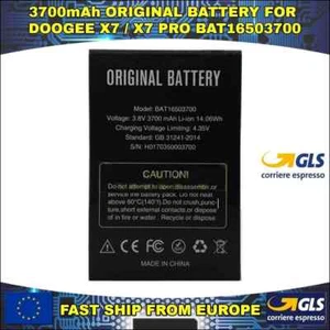 AKKU BATTERY DOOGEE X7 / X7 PRO BAT16503700 AKKU 3700mAh GARANTIE - Bild 1 von 1
