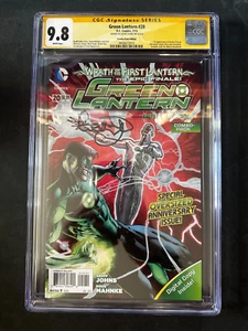 Green Lantern #20 CGC 9.8 signiert von Geoff Johns 1. Jessica Cruz DC Combo Pack - Bild 1 von 3