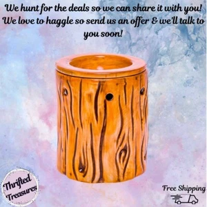 NIB Wax Incent Warmer Cabin Log Electric Winter Outdoors Designed Ships Fast!!! - Picture 1 of 9