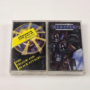STRYPER Cassette Lot Against the Law and The Yellow And Black Attack - Picture 1 of 2