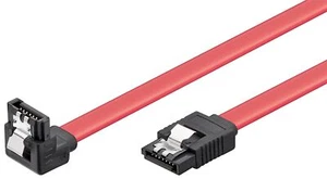 Cable SATA cable de conexión SATA en ángulo con lengüeta de seguridad 70 cm - Imagen 1 de 1
