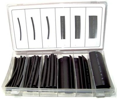 ATE PRO TOOLS 52pc ATE PRO MARINE HEAT SHRINK TUBING WIRE WRAP TUBE ASSORTMENT 6 SIZES #41099