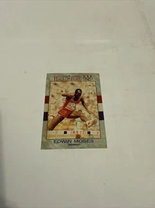 Tarjeta multideportiva Impel 1991 del Salón de la Fama Olímpica de EE. UU. #25 Edwin Moses - Imagen 1 de 3