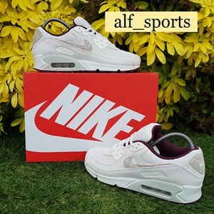 ❤ BNWB y Auténticas Nike ® Air Max 90 PRM "Burgundy Crush" Entrenadores Reino Unido Talla 7.5 - Imagen 1 de 21