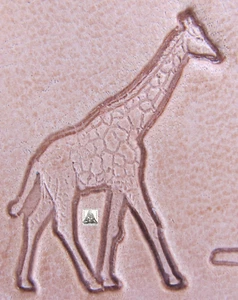 African Animal Giraffe 1" Leather Stamp Tool Leatherworking Carving - Picture 1 of 2