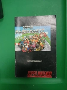 Super Mario Kart Instruction Booklet Only (SNES, Super Nintendo) Manual - Picture 1 of 2