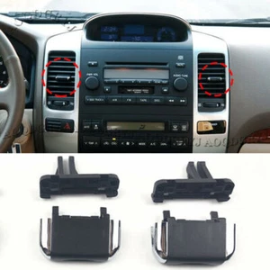 For Toyota Prado FJ/LC120 03-09 Center Air Vent Outlet Tab Clip Repair Kit 2Pcs - Picture 1 of 5