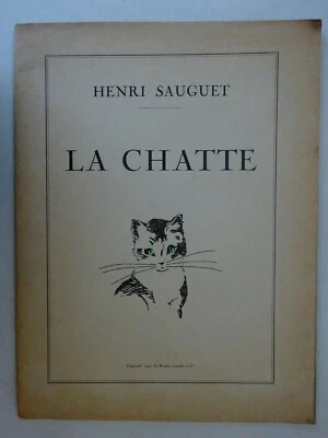 SAUGUET (Henri). La Chatte. Ballet en un acte de Sobeka. 1927 E.O 1/19 sur Japon - Photo 1/4