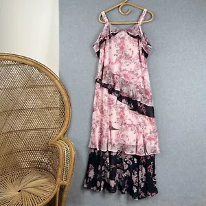 Table Eight Maxi Dress Long Print Size 10 S Pink Cocktail Occasion New NWT - Picture 1 of 11