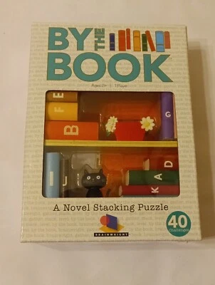 Brainwright By The Book A  Novel Stacking Puzzle 40 Challenges Ages 8+/1Player - Image 1 of 4