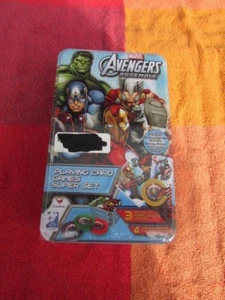 NIB Marvel Avengers Assemble Playing Card Games Superset Sealed - Picture 1 of 5