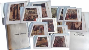VICTOR CARPATHIUS (VITTORE CARPACCIO) 12 TAVOLE STAMPATE OLIVETTI 1953 - Imagen 1 de 6
