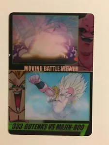 Dragon Ball Morinaga Wafer Card 333 3D Moving - Imagen 1 de 1