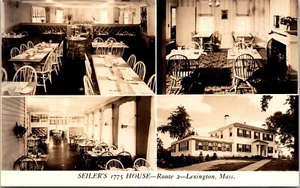 Foto postal real de colección Lexington MA Seiler's 1775 House Restaurant RPPC - Imagen 1 de 2