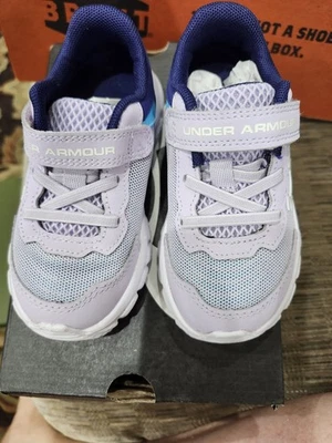 Under Armour GINF Assert 9 AC US Size 7K Girls Violet/ Blue SNEAKERS BNIB - Image 1 of 4