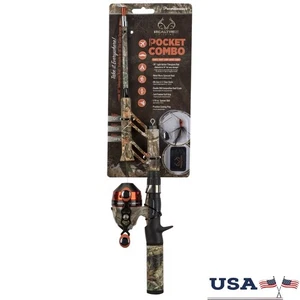 Telescopic Spincast Fishing Rod & Reel Combo Easy Use Freshwater Bass Trout - Picture 1 of 10