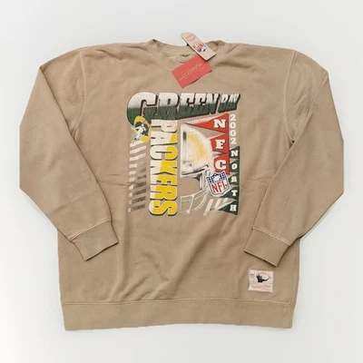 Sudadera para hombre Mitchell & Ness Green Bay Packers NFL Origins Crew Foto 1 de 4