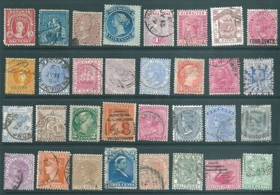 BRITISH COMMONWEALTH Queen Victoria used stamp collection (b) - Image 1 of 2