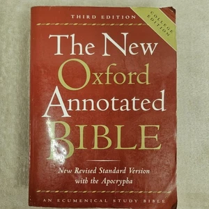 2001 Die neue Oxford kommentierte Bibel mit Apokryphen neu überarbeitet Standard College - Bild 1 von 11