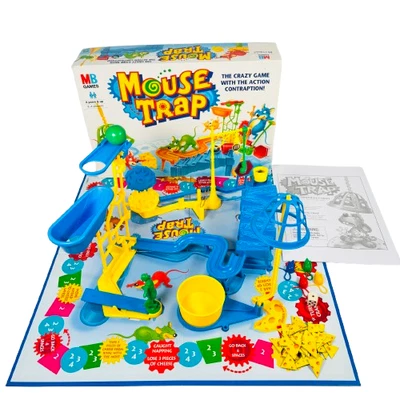 Mouse Trap Board Game MB Games Vintage 1999 Complete & Good Condition - Image 1 of 4
