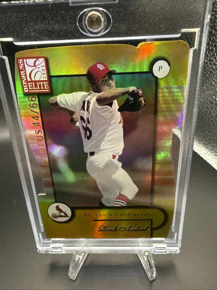 Donruss Elite Rick Ankiel #20 2001 - Raro estado dorado troquelado SP #/66 Foto 1 de 3