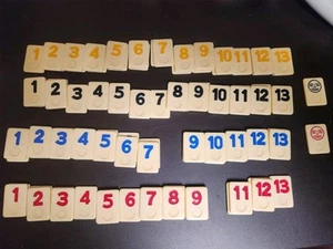 Rummy-O Replacement Game Tile Pick Number And Color Or Red Joker See description - Picture 1 of 1