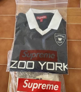 SUPREME ZOO YORK SOCCER JERSEY NAVY XL NEW IN-HAND JUSTIN PIERCE HARMONY KORINE  - Picture 1 of 2
