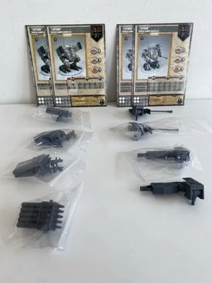 Dust Tactics 1947 Luther Lothar Parts Lot Incomplete With Unit Reference Cards - Image 1 of 4