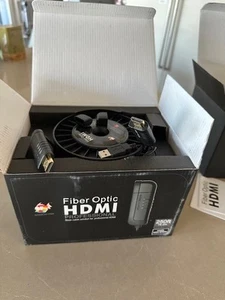Rainbow Fish H3D-BK250 250ft Professional Grade Fiber Optic HDMI Cable Black - Picture 1 of 6