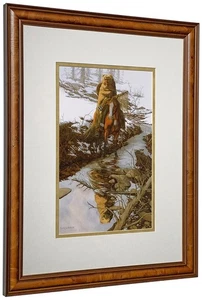 Bev Doolittle Spirit of the Grizzly Matted Framed WSS From Where Silence Speaks - Picture 1 of 2