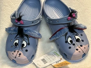 Crocs Disney EEYORE Winnie Puuh UVP 69,99 $ klassischer Clog Herren 9 Damen 11 neu mit Etikett - Bild 1 von 17