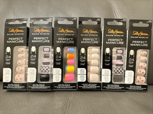 Sally Hansen Multi Patterns and French Tip Square Shape Nails Neu - Bild 1 von 5