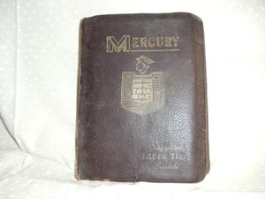 Antique Mercury Lincoln Suggested Labor Time Schedule Manual 1959-1962 - Imagen 1 de 1