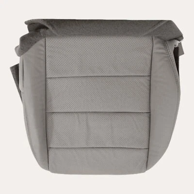For 2007-2008 Acura TL Type S Driver Bottom Leather Replacement Seat Cover Gray - Image 1 of 4