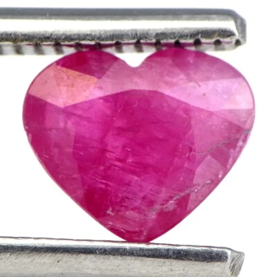 Shola Genuine 1.08 Ct Natural Untreated Red Ruby from Mozambique, Ruby - Image 1 of 2