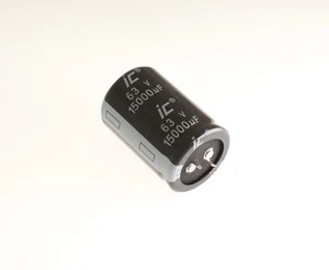 (4pcs) 15000uF 63V Snap In Mount Electrolytic Capacitor 63VDC 15,000 uF 85C - Picture 1 of 1