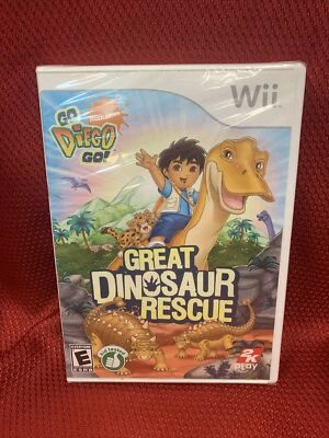 Go, Diego, Go Great Dinosaur Rescue (Nintendo Wii, 2008) BRAND NEW 🔥🔥🔥 - Image 1 of 4