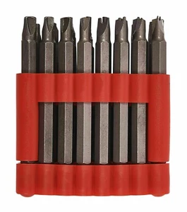 32-teiliges 75 mm POWER BIT SET langer Torx Stern Sechskantloch Sicherheit manipulationssicherer Schraubendreher - Bild 1 von 3