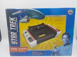 Star Trek TOS Captain Kirk’s Chair 4ft Inflatable Pool Float NIB, NEW & SEALED - Picture 1 of 7