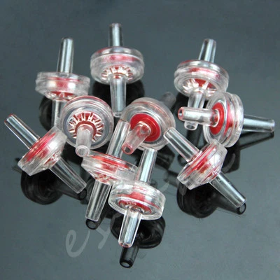 10X Practical One Way Non-Return Check Valve Fish Tank Co2 Water Air Line Pump - Bild 1 von 4