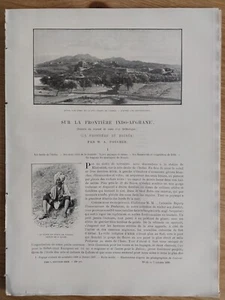 An der indisch-afghanischen Grenze Weltreise 1899 Afghanistan Pakistan Indien - Bild 1 von 24